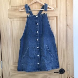 H&M overalls denim jumper dress, fits like M
